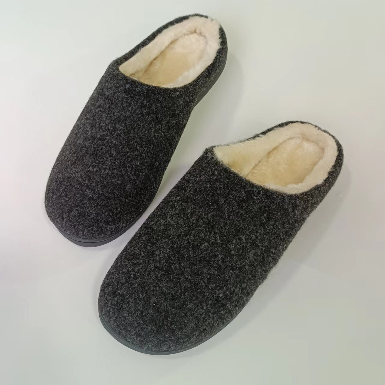Memory Foam Nordic Style Extra Large Men's Indoor Cotton Slippers Size ddmymarket