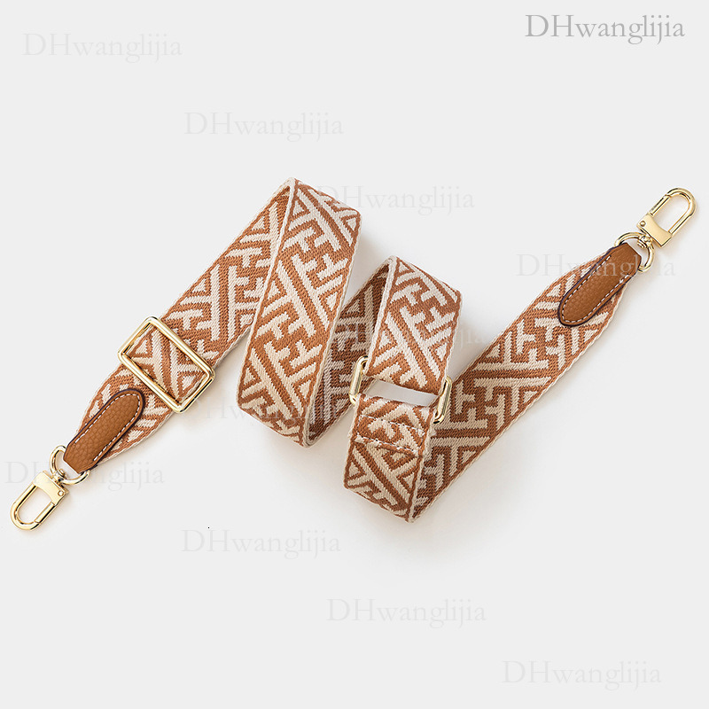 DH Luggage Accessories Live Broadcast Special Snowflake Pattern Adjustable Length Wide Windbox Single Shoulder Crossbody Bag Strap