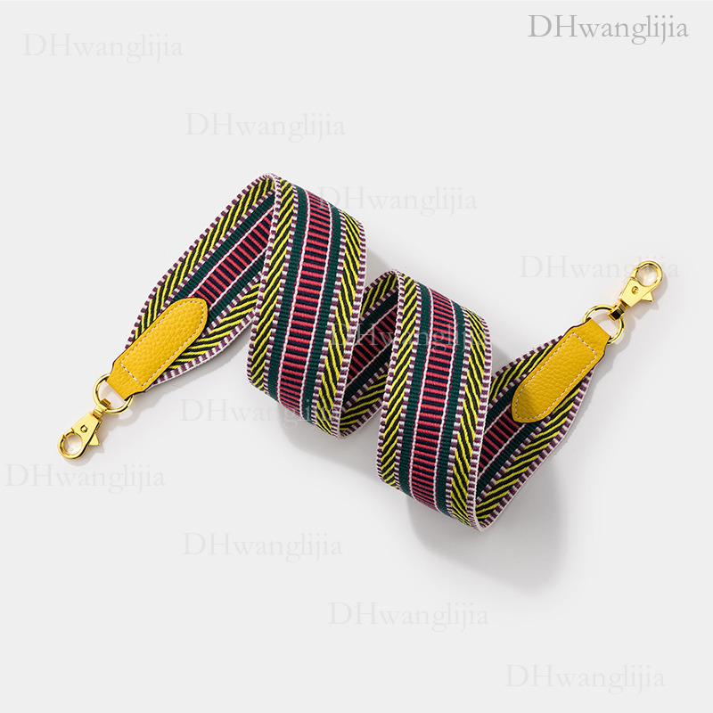 DH Luggage Accessories Fashion Classic Style Woven Wide Kelly Evelyn Single Shoulder Crossbody Bag Replacement Strap
