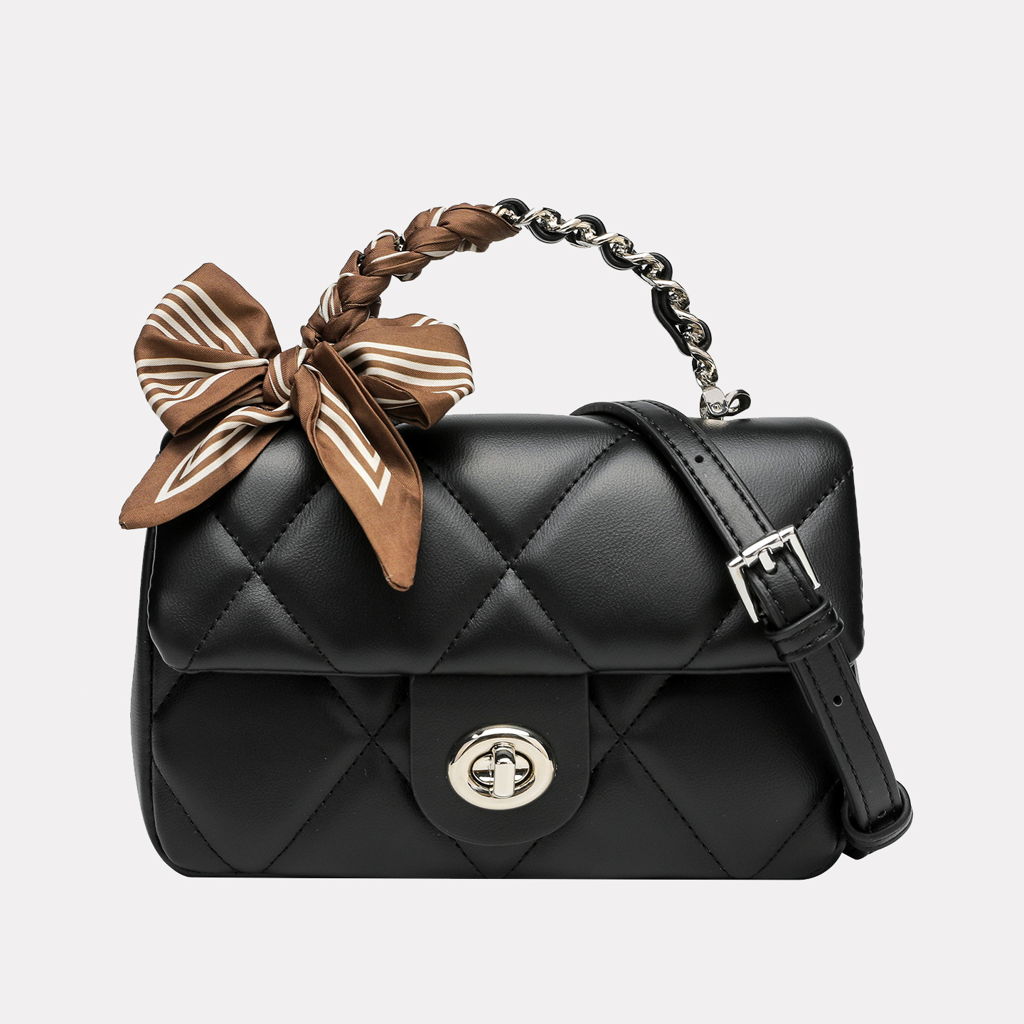 New designer bag fashion trend versatile small square bag women 2025 summer new chain shoulder messenger bag ling