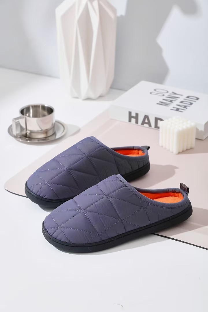 Home Cotton Slippers for Men Indoor Use Winter New Non-Slip Warm Thickened Sweat-Absorbing Silent Waterproof Soft Sole ddmymarket