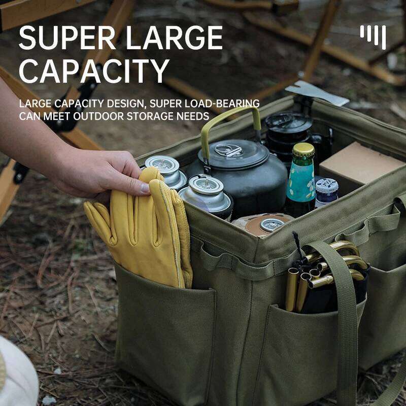 Outdoor Multi-Functional Portable Can Be Used As A Table Tool Storage Box, Camping Large Capacity Carrying Bag, Picnic Bag