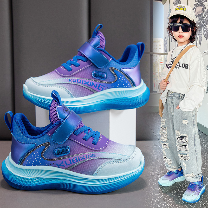 New children's trendy and versatile white women's shoes breathable children's shoes autumn and winter sports children's shoes mesh