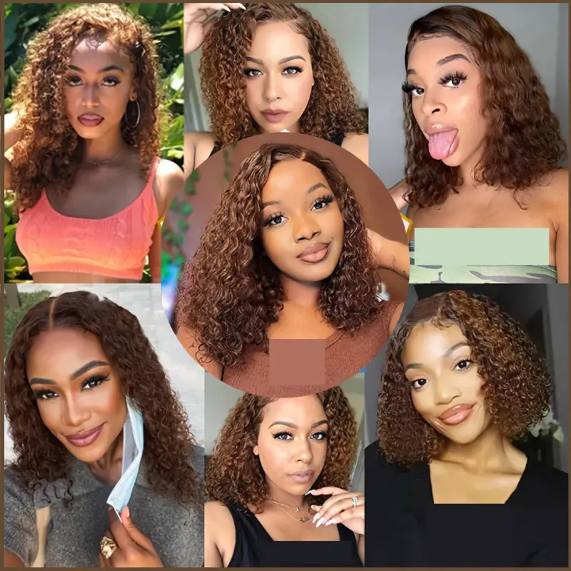 Elegant Dark Brunette Tressed Hairstyle featuring a Soft Elastic Band for Easy Application