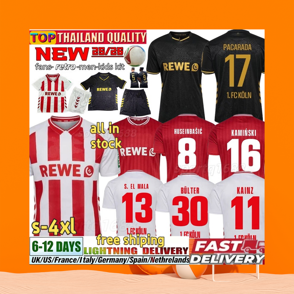 25 26 KOLns fc Soccer jerseys 2025 2026 rainbow MARTEL LJUBICIC WALDSCHMIDT 80 81 82 83 84 85 86 87 91 92 17 18 Koln football shirt KAINZ UTH TLGGES SELKE football jersey