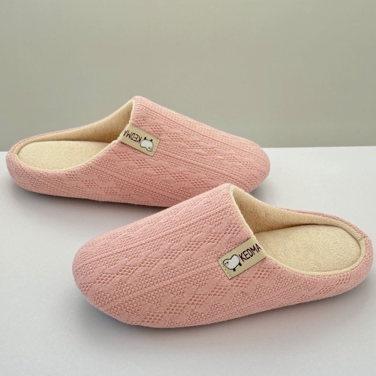 Autumn Winter Men and Women Woolen Velvet Memory Foam Home Casual Warm Cotton Slippers ddmymarket