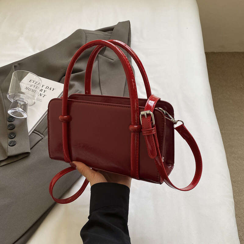 Designer Bags Boston Bag Color-Block Handbag for Women Fashion Versatile Pillow Bags Shoulder Crossbody Small Square Bag