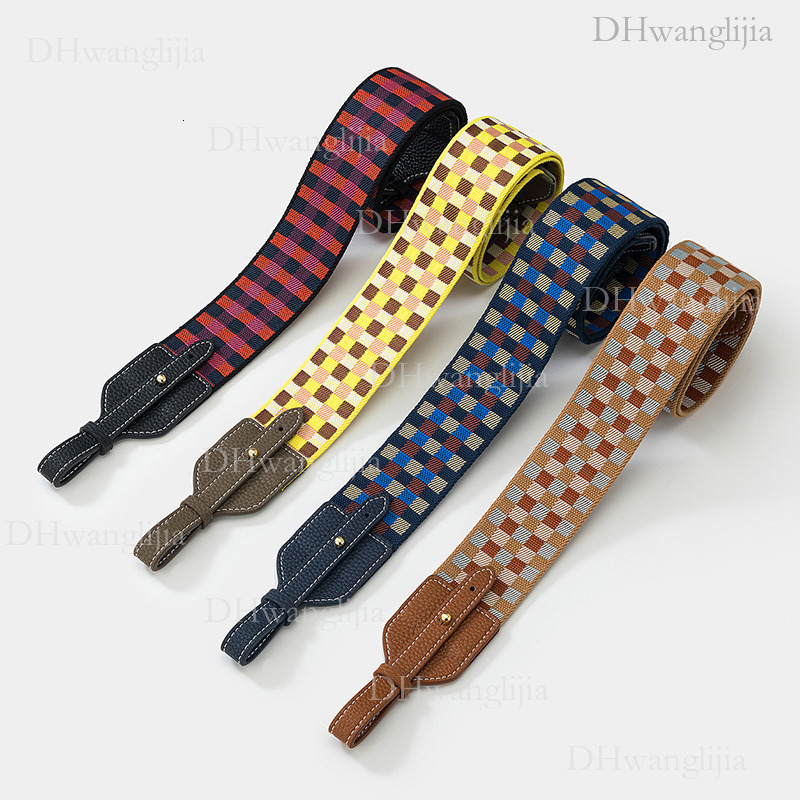 DH Luggage Accessories Acrylic Plaid Shoulder for Evelyn Lindy Basket Bag, Pig Nose Bag Replacement Strap