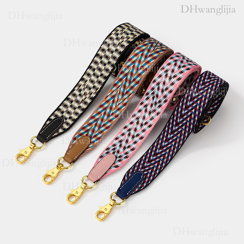 DH Luggage Accessories Fashion Wax Thread Wide Kelly Evelyn Single Shoulder Crossbody Bag Replacement Strap