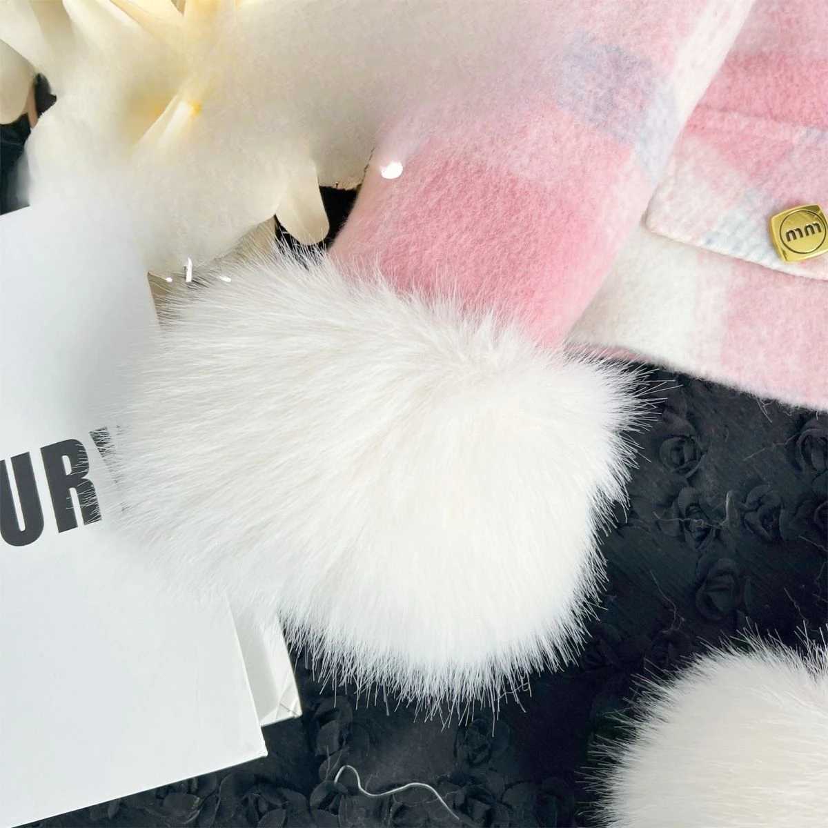 Single Breasted CoatShortskirt 2PCS Kids Winter Princess Clothes Set Toddler Girl Autumn Clothing Children Lattice Elegant Suit L2509261RC8