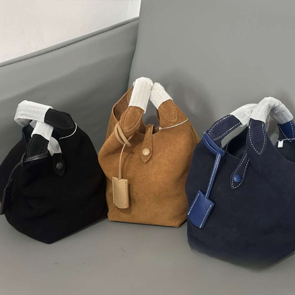 designer bag Luxury bag Matte Suede Large Capacity Bucket Handheld Crossbody Women's Bag