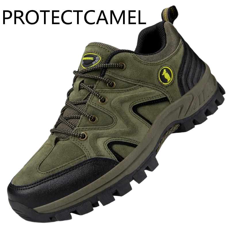 PROTECTECCAMEL New Designer Outdoor Sports Shoes Luxurious Anti Slip Travel Hiking Shoes Breathable Mesh Lightweight Wear-resistant Labor Protection S