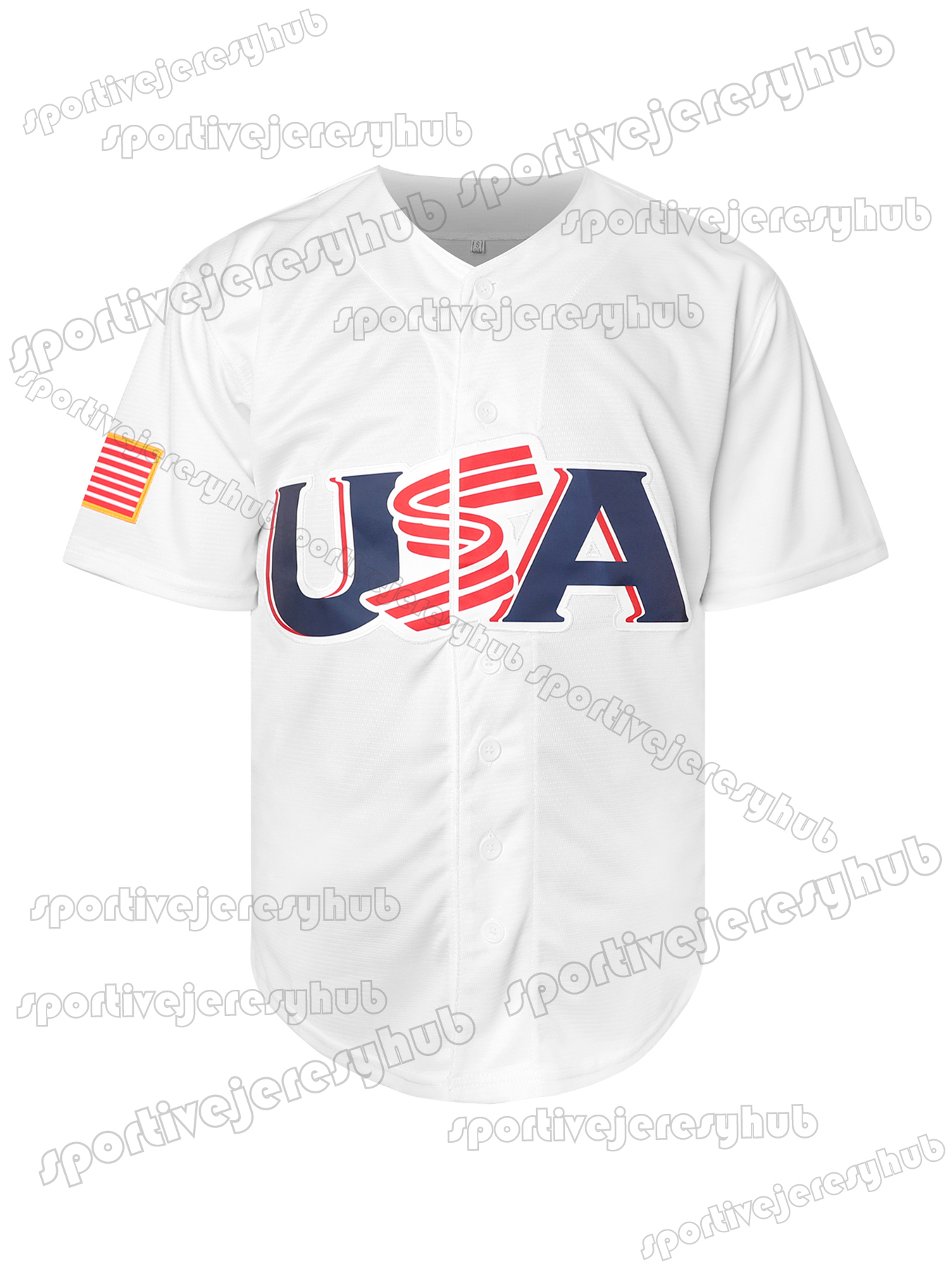 Mike Trout 2023 WBC USA Jeresy Mookie Betts Nolan Arenado Trea Turner Pete Alonso Tucker Goldschmidt Realmuto Mullins Pressly Custom Stitched Retro Un