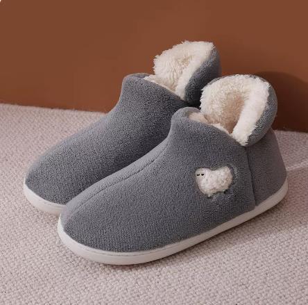 Autumn Winter Full-Coverage Postpartum Non-Slip Warm Home Wearable Shoes Cute Toy Cotton Slippers ddmymarket