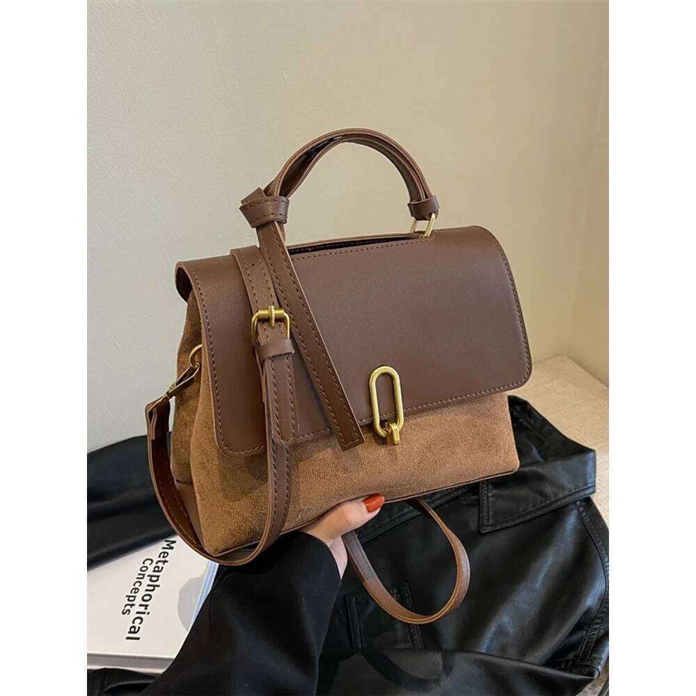 new high-end handbag autumn and winter versatile shoulder retro niche crossbody commuting bag
