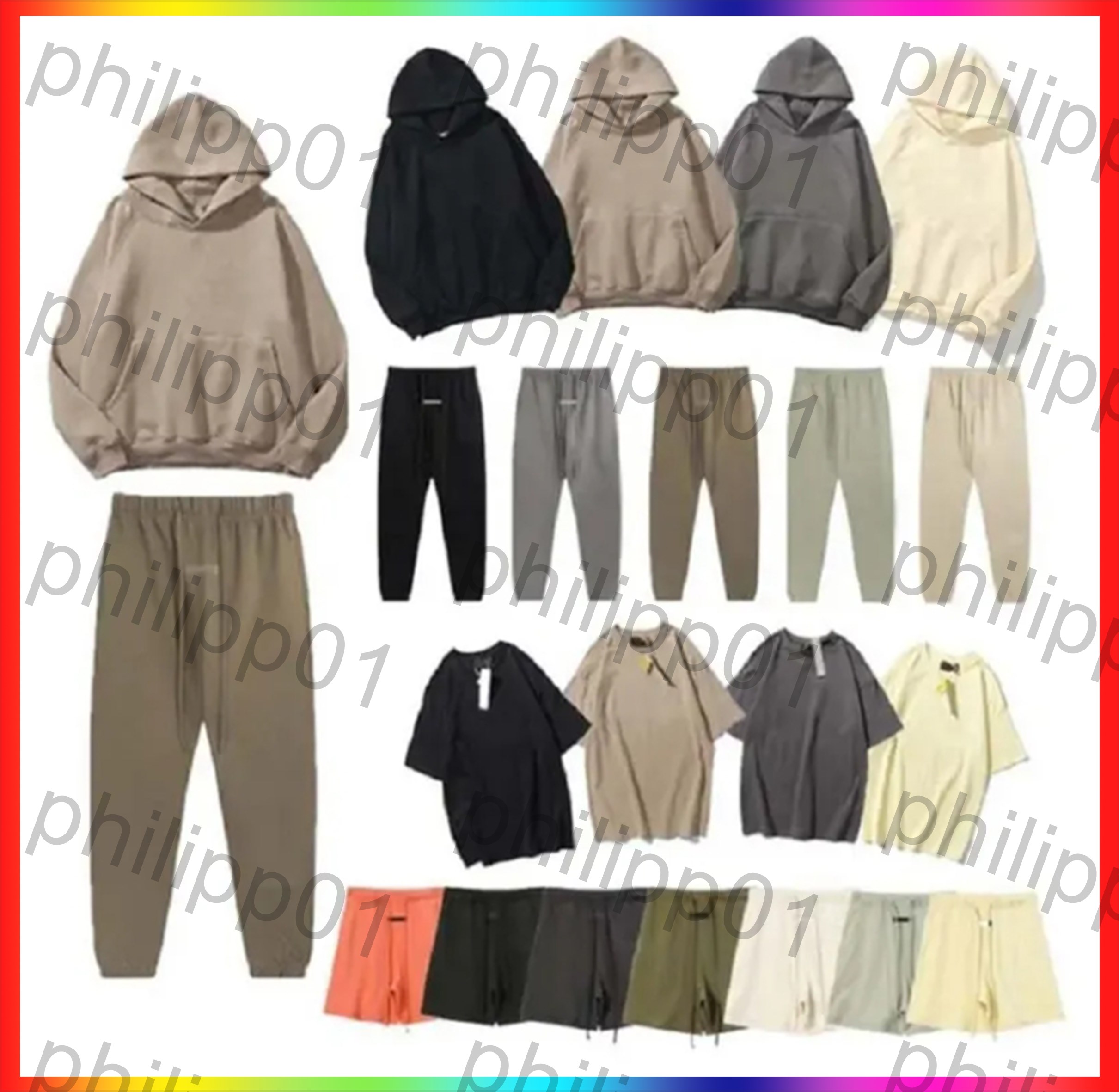 5A Mens Designer Hoodies Tracksuit 2025 essential Hoody Cotton Blend Oversized Streetwear essentials hoodie Sweatsuit Pullover essentials Sweatshirt 05