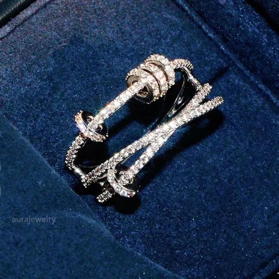 Ring designer ring brand rings Jewelry Solid colour letter diamond design Rings Christmas Gifts Versatile fashion Styles Gift fashion accessories