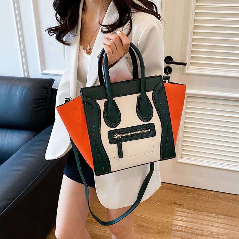 Women's Leather Crossbody Bag, Brand Shoulder Handbag By Famous Designer, Classic Elegant Design For Everyday Use