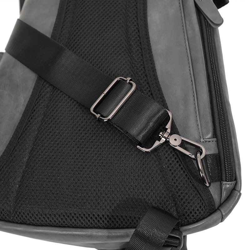 Sewafox Men's Crossbody Bag Waterproof Anti-Theft Men's Shoulder Bag Suitable for Travel and Daily Use 8L Gray