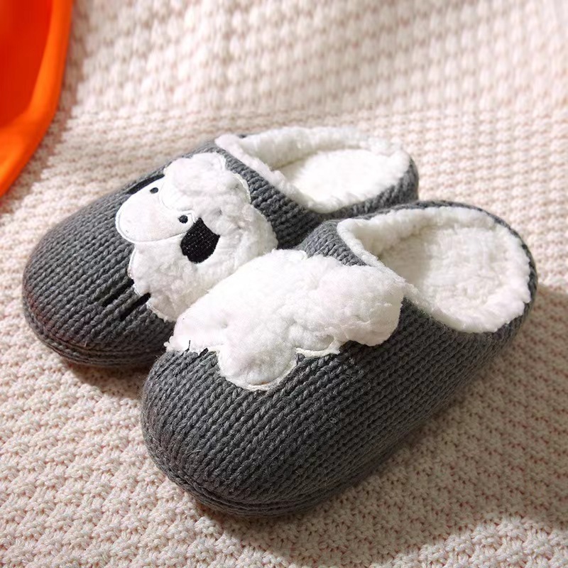 Winter New Cotton for Women, Moon Clock Couple Indoor Warm Slippers ddmymarket
