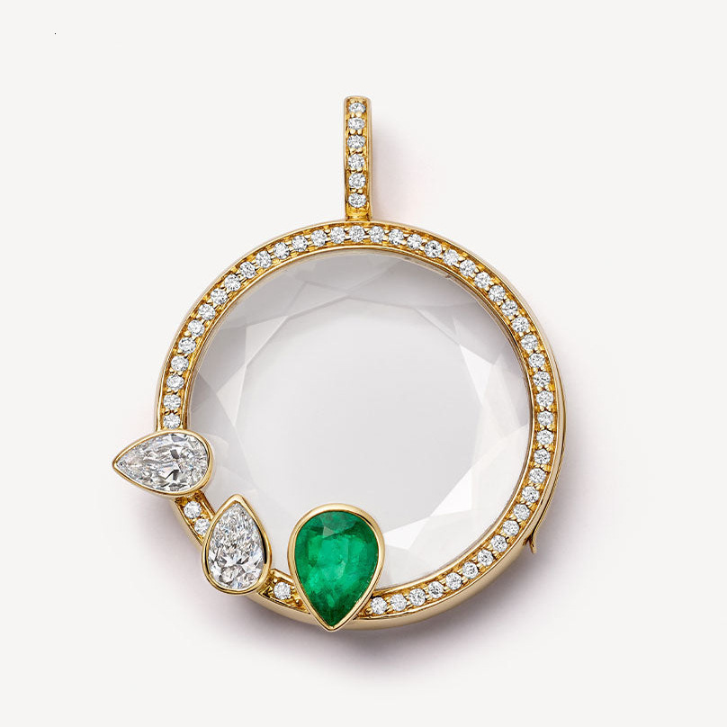 Personalized Photo Necklace Openable DIY Pendant Hollow Design Transparent Box Gold Color Retention