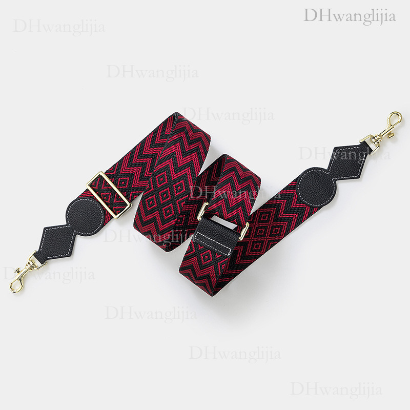 DH Luggage Accessories Live Adjustable Length Wide Style Single Shoulder Crossbody Bag Replacement Strap