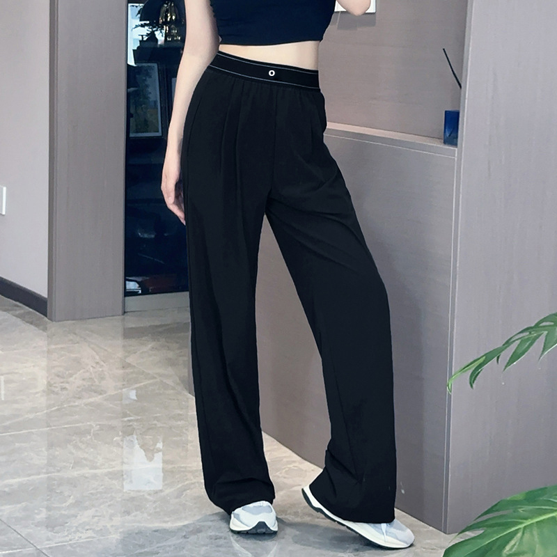 Designer Yoga Pants Suit Up Trousers Regular Yoga High Waist Pursuit Loose With Pockets Yogawomen Pants Wide Leg Haul Sports Outfit Sweatpants Wrinkle-Resistant