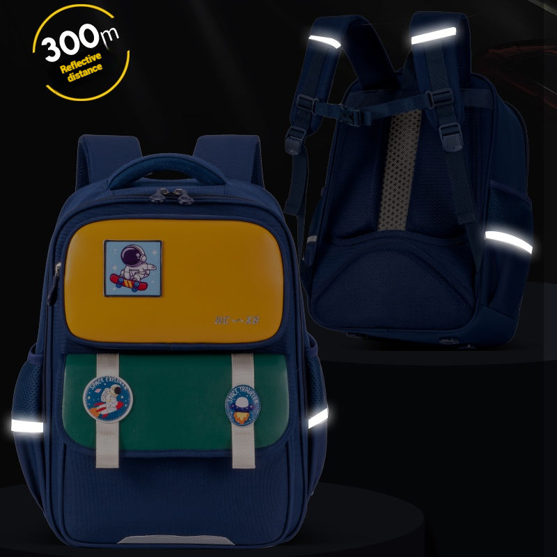 Unisex Student Backpack with Cartoon Design Fashionable Style Waterproof Children's School Bag