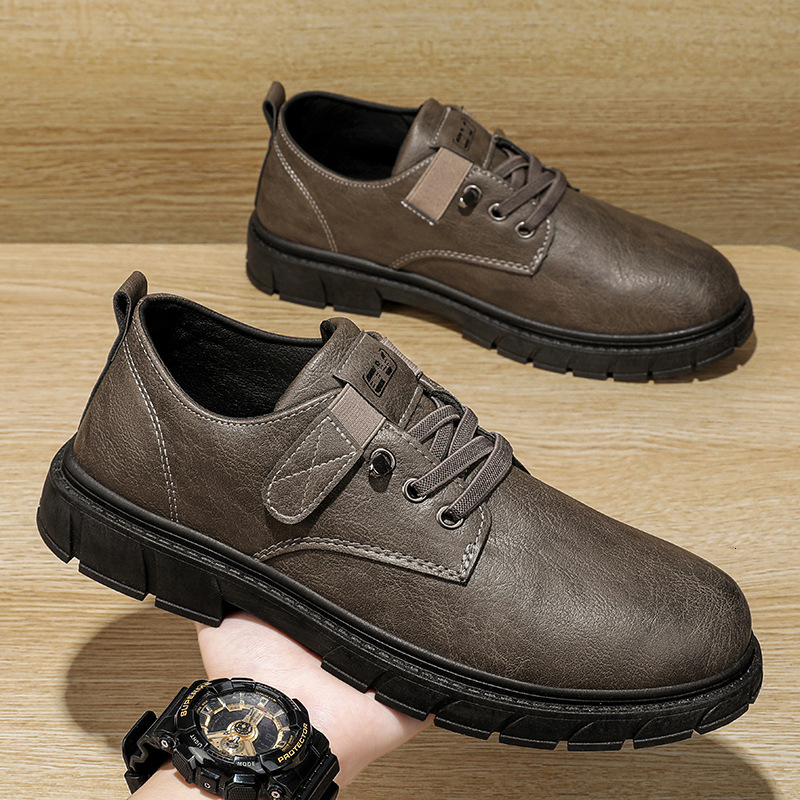 Low-top Martin Boots British Style Outdoor New Small Leather Business Casual Men's Shoes