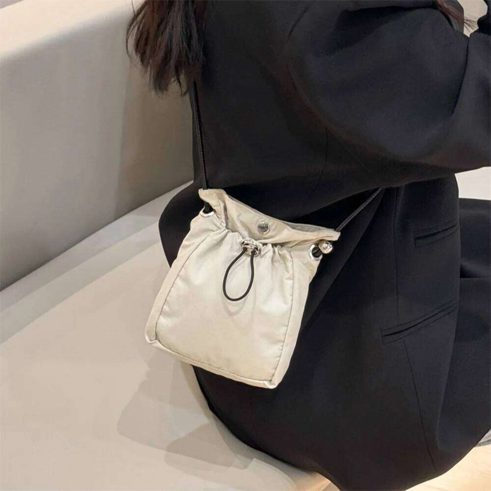 Nylon Soft Mini Phone Wallet Multifunctional Square Shoulder Crossbody Canvas Purse Messenger Bag