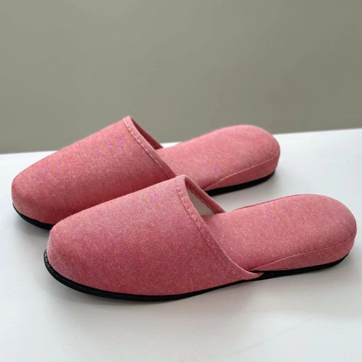 Japanese Style Home Indoor Floor Carpet Men and Women Silent Household Mute Non-Slip Thick Bottom Cotton Slippers Spring Summer ddmymarket