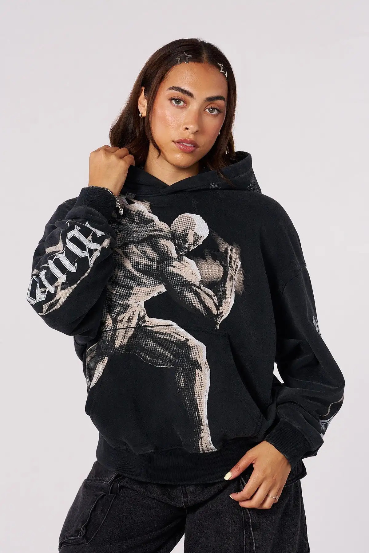 Attack on Titan Graphic Hoodies Men Grunge Streetwear Sweatshirt Tops Oversized Hoodie Gothic 2000s Harajuku Y2k Clothing 250815v