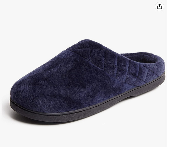 Super Soft Plaid Memory Foam Slippers ddmymarket