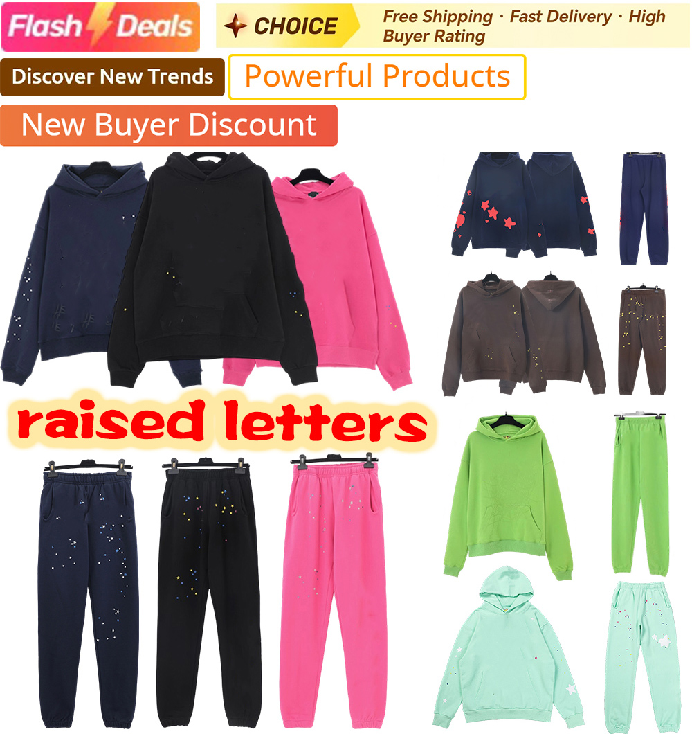 hoodie mens designer spiders hoody Web Hoodie with rhinestone mens Streetwear hoodies pants set High Street Young Thug spiderss hoodie 5A Urban Wear Y2k sweatshirts