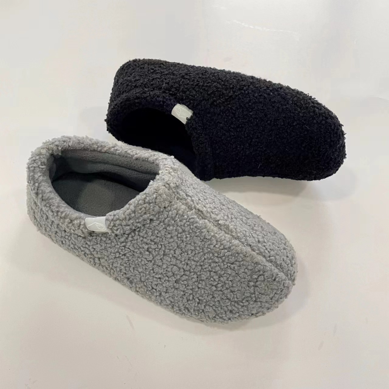 Teddy Fleece Full Coverage Heel Silent Maternity Non-Slip Home Indoor Unisex Couple Slippers ddmymarket