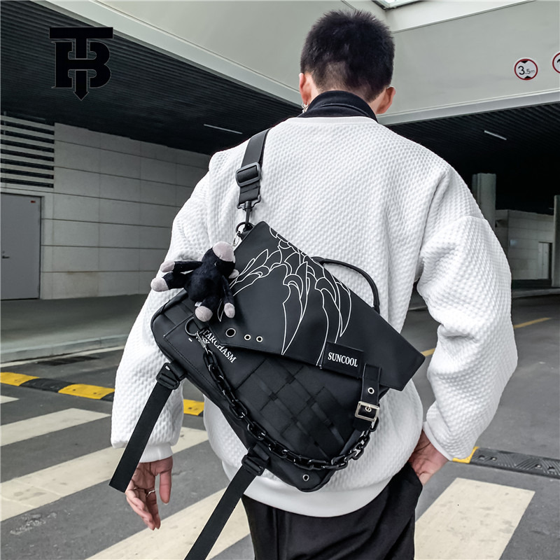 TB BHULAMTE Designer Bag New Fashionable Cool Luxury Bag Men's Crossbody Bag Autumn/winter Style Fashionable Multi Functional Chain Shoulder Bag 