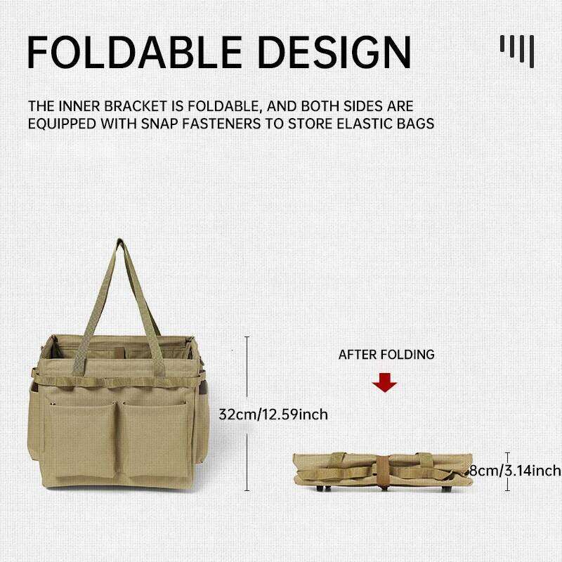 Outdoor Multi-Functional Portable Can Be Used As A Table Tool Storage Box, Camping Large Capacity Carrying Bag, Picnic Bag