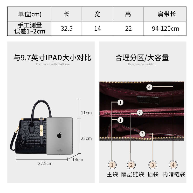 designer bag Luxury bag Genuine Leather Women's Crossbody Tote Bag Large Capacity 2025 New Fashion First Layer Cowhide Handbag for Women