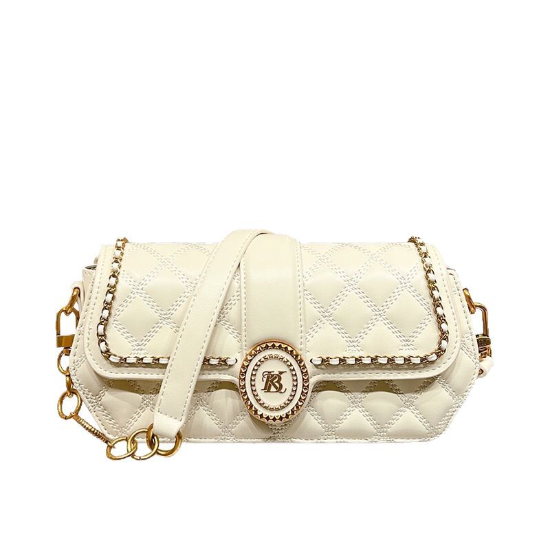 Designer bags2025 summer new fashion light luxury diamond chain underarm bag women's versatile shoulder messenger bag