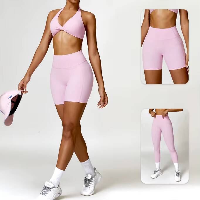 2024 Seamless Activewear Ribbed Yoga Suit Womens Workout Gym Fitness Sets With Zipper