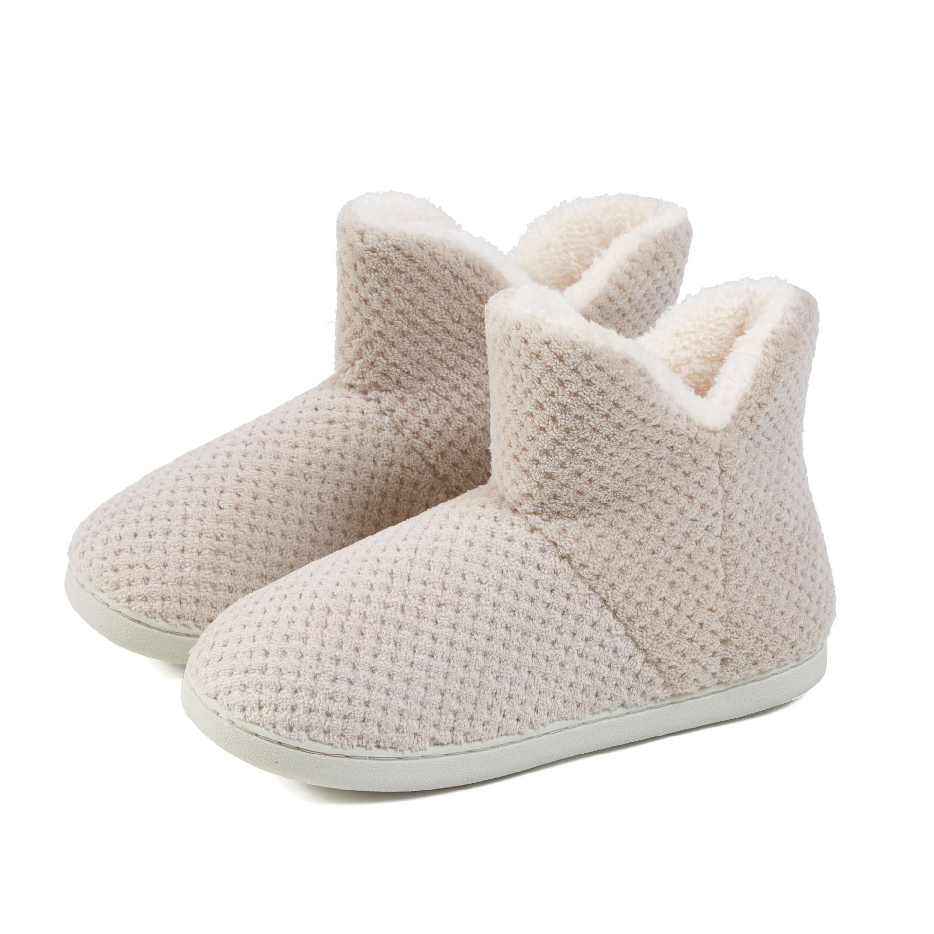 Pineapple Grid High Boots Non-Slip Warm Maternity Shoes ddmymarket