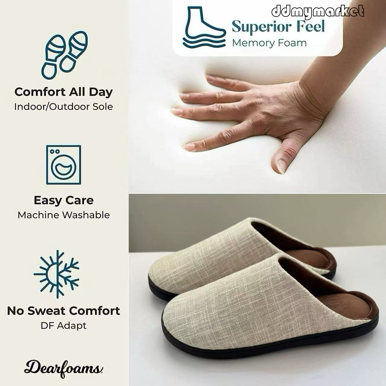 Unisex Closed-Back Postpartum Shoes Solid Color Cotton Linen Thin Soft Sole Home Suede Slippers for Wooden Floor Carpet ddmymarket