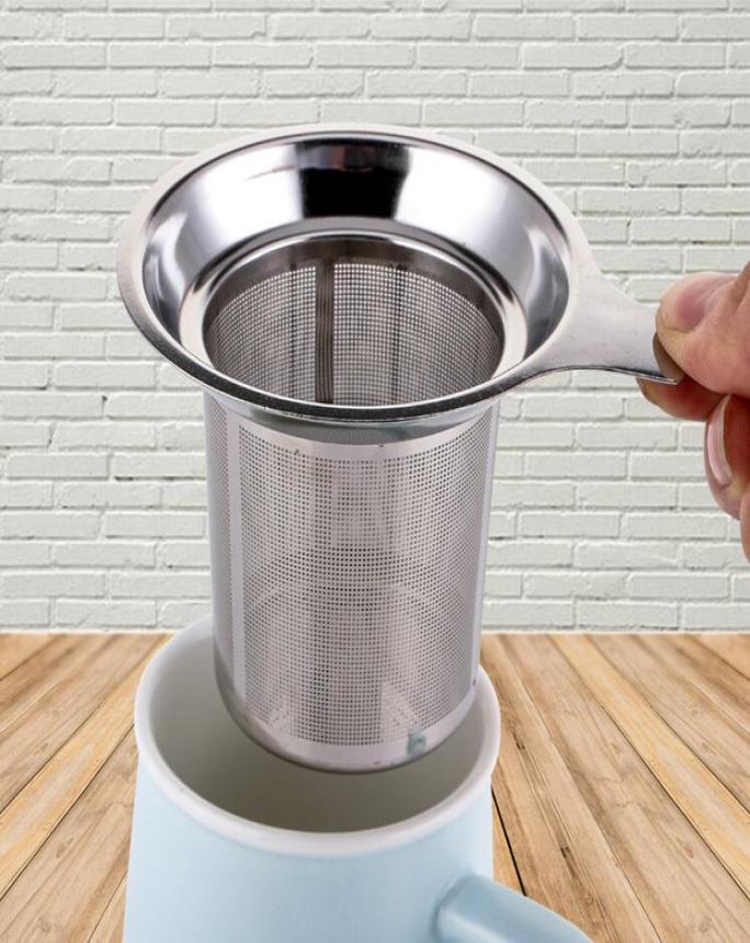 Mesh Infuser Reusable Strainer Stainless Steel pot Loose Leaf Spice Filter Items for Coffee Kitchen Tool7305971