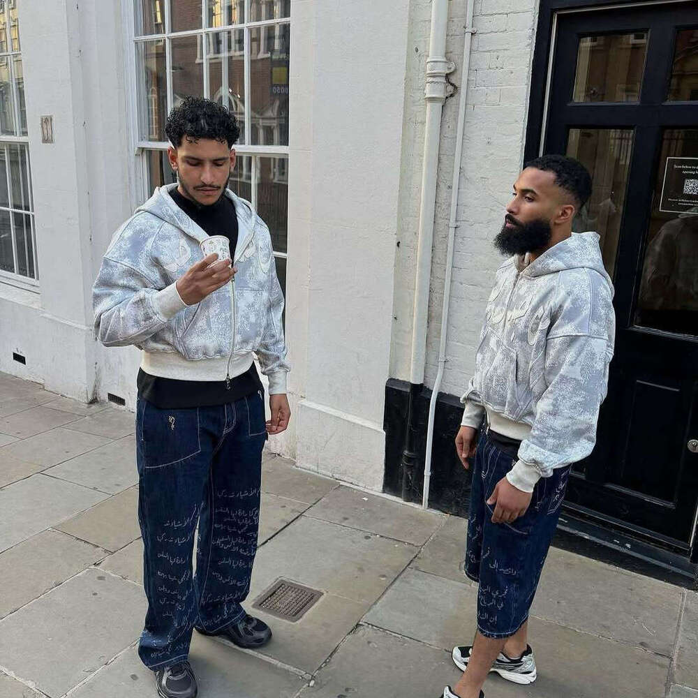 2025 New Camouflage Letter Spring Unisex Street Loose Fashion Pullover Sweatshirt