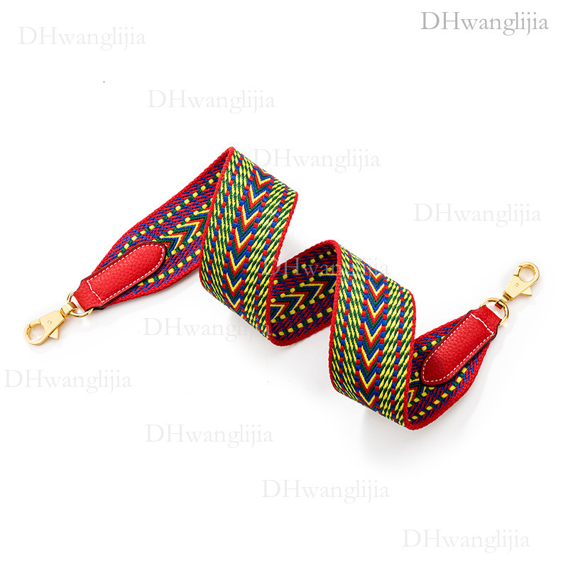 DH Luggage Accessories DH Luggage Accessories Suitable for Fengkaili Vegetable Basket Evelyn Bag, Wide Shoulder Strap Replacement, Woven Bag Strap, Tr