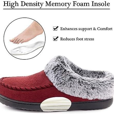 Suede Long Hair Autumn and Winter Home Cotton Slippers ddmymarket
