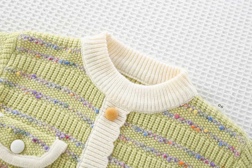 Princess Girls Tweed Christmas Knitting Sets Children Halloween Kids Fall Classic 2Pcs New Suits Luxury Winter Fashion Outfits L250926IAL4