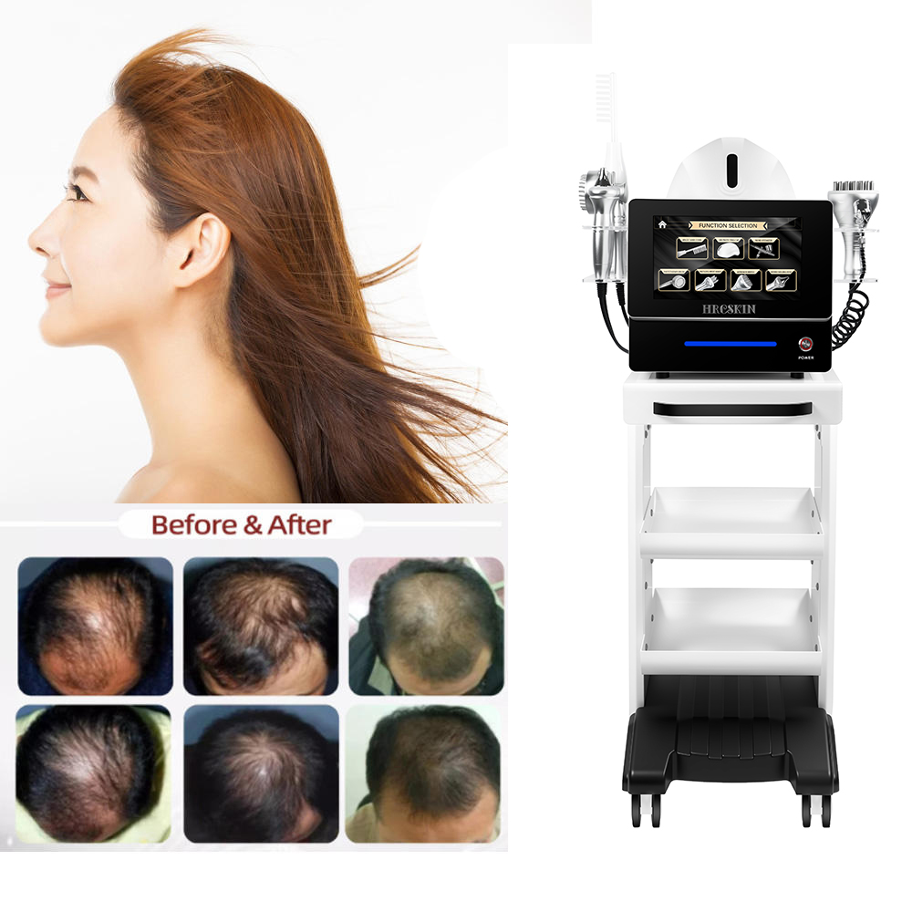 7 in 1 Oxygen Spray Hair Growth High Frequency Wand Bio Brush Scalp Massage Relaxation Energize Hair Follicles Increase Hair Growth Decrease Hair Loss