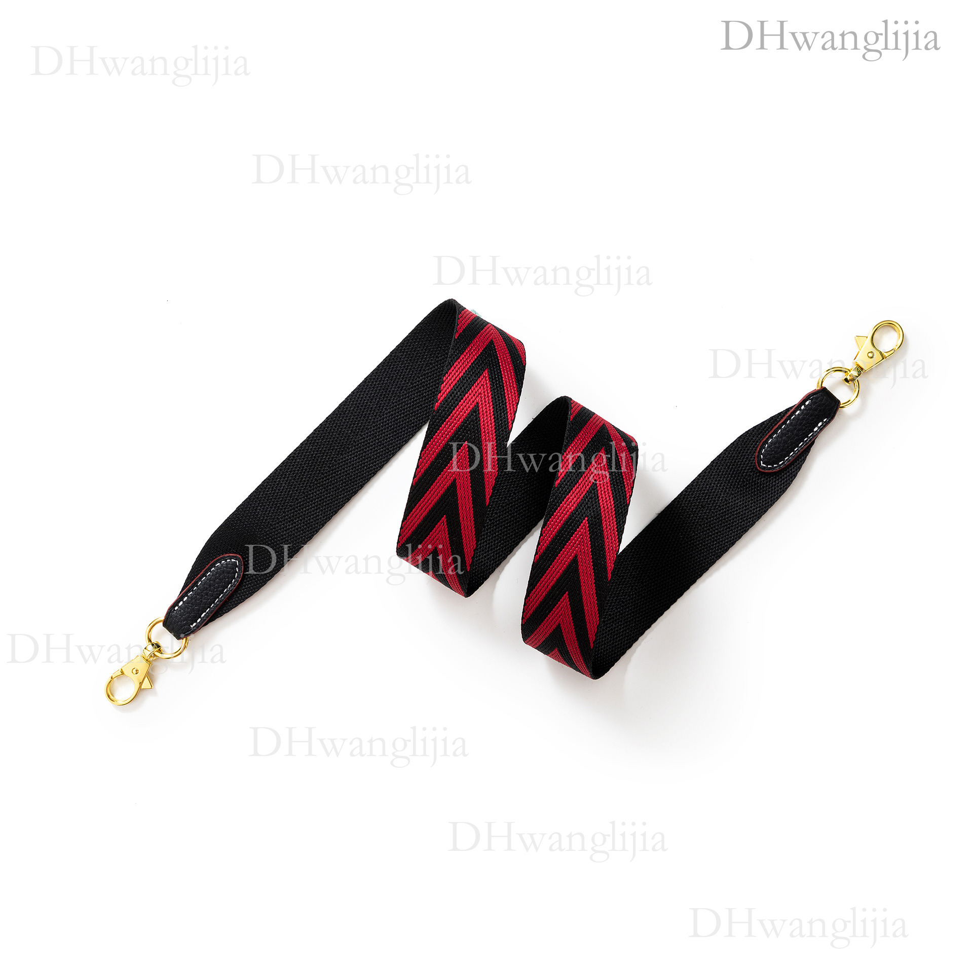 DH Luggage Accessories Wide V Pattern Woven Single Shoulder Crossbody Bag Strap