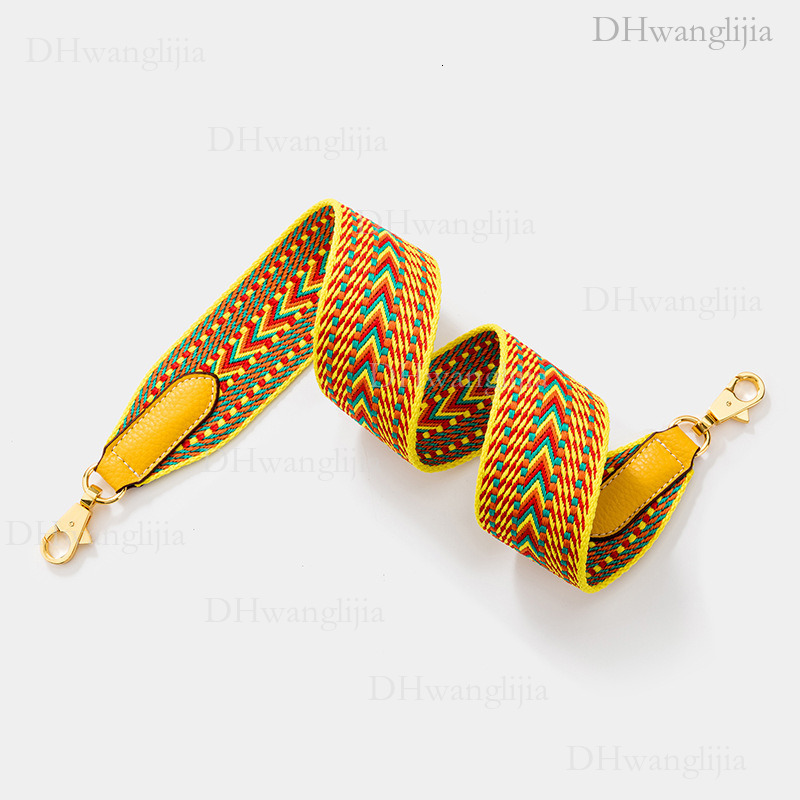 DH Luggage Accessories DH Luggage Accessories Suitable for Fengkaili Vegetable Basket Evelyn Bag, Wide Shoulder Strap Replacement, Woven Bag Strap, Tr